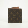 Louis Vuitton Monogram Canvas Brown Vintage Bifold Wallet #3526